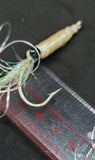 3 Fishing Squimp Teaser 5/0 Hook Flies Fluke Sea Bass Bait Rig Lure Squid Shrimp
