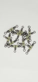 3-Way Beaded Rolling T Swivel Fishing Tackle 125lb