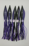 9" Bulb Shell Squid Hoochie Skirt Tuna Trolling Big Game Lure Offshore Saltwater
