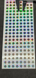 5mm Silver Reflective 2D Flat Stick-On Fishing Lure Eyes Tackle Craft 250 Pieces