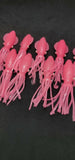 Fishing Lure B2 Stlye Squid Body 4" in /10 cm Octopus Soft Glow Fluke Jig 10 Pc