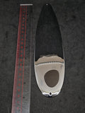 9" Flutter Spoon 4.5 oz 4 Pack Mixed Stripped Bass 2 Chartreuse and 2 Glow