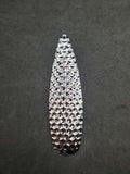 Fishing Spoon Flutter Hex 5.5" in/14 cm Build Your Tackle Silver Cheap Wholesale