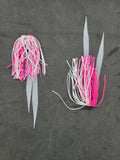 40 Silicone Fishing Skirt 4"in/10 cm Glow Tails Fishing Lure Teaser Micro Tackle