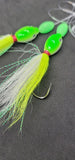 Fishing Teaser Floating Bucktail Terminal Tackle Hi Lo 6 Pack Flies Rig Your Own - M3Tackle 
