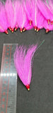 Fishing Bucktail Hair Teaser Slide Tube Fluke Bass Rig Jig 25 Pack