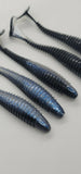 5 Fishing Tackle Shad Swimbait Paddle Tail 5 inch Ribbed Soft Plastic Bait