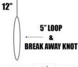 Fishing Hi - Lo Bottom Rig Single Dropper Loop 60 Lb Mono Line Fluke Sea Bass