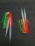 Silicone Fishing Skirt 4" in / 10 cm Glow Tails Fishing Lure Teaser Micro Tackle