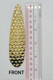 Fishing Spoon Flutter Hex 4.75" in/ 14 cm Build Your Tackle GOLD Cheap Wholesale