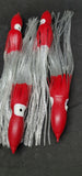 Squid Skirt 12in Fishing Lure 4 PACK Hoochies Bait Saltwater Soft Lure FREE SHIP
