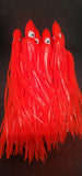 Squid Skirt 12in Fishing Lure 5 PACK Hoochies Bait Saltwater Soft Lure FREE SHIP