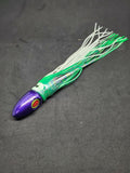 4 pcs Squid 12" in Skirt Fishing Lure Hoochie Bait Saltwater Soft Lure FREE SHIP