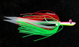 5 PLUS 1 Free Fishing Teaser Glass Minnow Style Silicone Skirt Lure Jig 6 Total