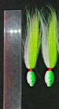 Fishing Teaser Floating Bucktail Terminal Tackle Hi Lo 6 Pack Flies Rig Your Own - M3Tackle 