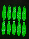 3" Fishing Spoon Hex Pattern