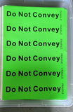 NO MORE BROKEN FISHING RODS IN SHIPPING! Do Not Convey!  60 STICKERS Must Have!