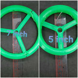 Offshore Lure Bag Fishing Tackle 12x12 Green Mesh and Clear Vinyl Washable Tuna