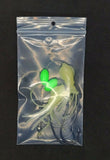 2.5" Clear Glow B2 Squid Hi-Lo Rig