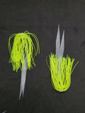40 Silicone Fishing Skirt 4"in/10 cm Glow Tails Fishing Lure Teaser Micro Tackle