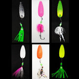 5" Solid Color Rigged Spoons (2 for $26) - M3Tackle 