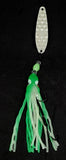 "White GLOW" Fully Rigged Spoon - M3Tackle 